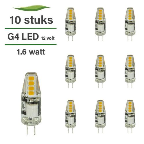 Set van 10 LED lampen G4-GU4 | 12 volt | 1.5 watt | 2700K wa, Huis en Inrichting, Lampen | Losse lampen, Overige typen, Nieuw