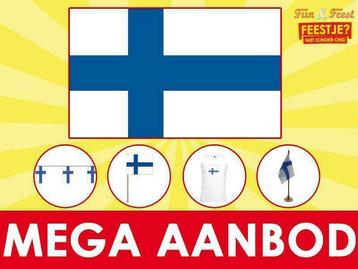 Finse vlaggen - Vlag Finland binnen 24 uur geleverd
