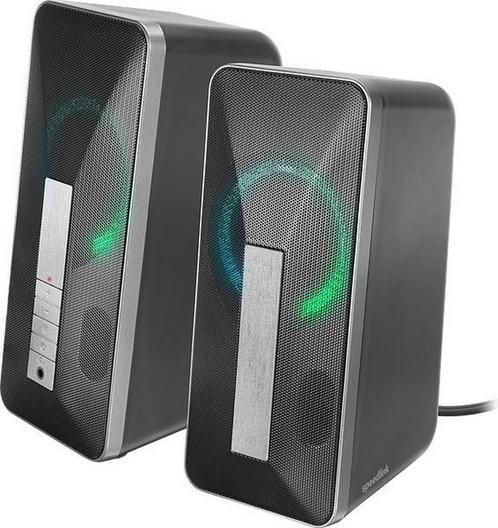 Speedlink Lavel Stereo Speaker - Zwart, Audio, Tv en Foto, Luidsprekers, Verzenden