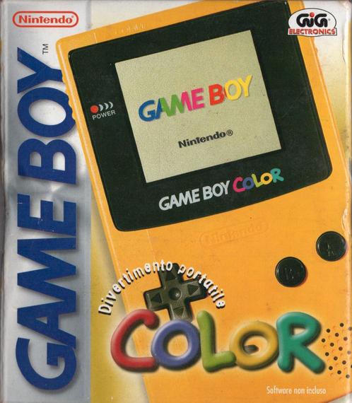 Nintendo Game Boy Color Console - Geel (Als nieuw in doos), Spelcomputers en Games, Spelcomputers | Nintendo Game Boy, Zo goed als nieuw