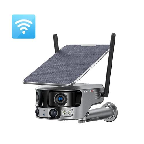DrPhone SolarSentinel – 2.4 GHz Solar Camera - 4K UHD - 8MP, Audio, Tv en Foto, Fotocamera's Digitaal, Verzenden