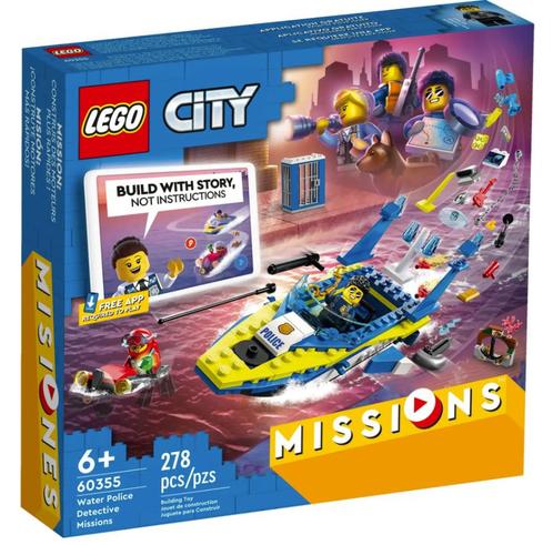 Lego City 60355 Waterpolitie recherchemissies, Kinderen en Baby's, Speelgoed | Duplo en Lego, Nieuw, Ophalen of Verzenden