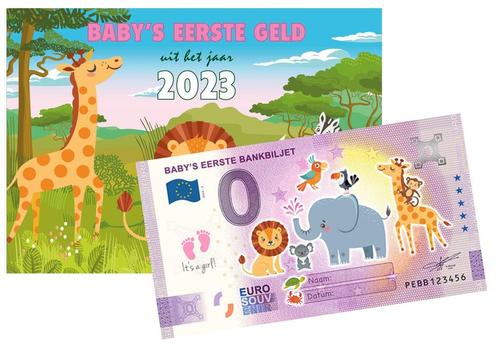 Babys eerste geld uit het jaar 2023 - its a girl!, Postzegels en Munten, Munten en Bankbiljetten | Verzamelingen, Verzenden
