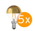 5 stuks Ledmaxx LED kopspiegellamp goud E14 4W 360lm 2700..., Ophalen of Verzenden, Nieuw