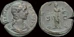222-235ad Roman Julia Mamaea sestertius Vesta standing le..., Verzenden