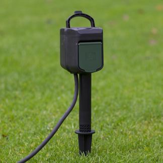 Slimme tuincontactdoos | Brennenstuhl | 1-voudig, Doe-het-zelf en Verbouw, Elektra en Kabels, Nieuw, Verzenden