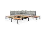 Suns Memphis loungeset light antraciet met antraciet frame |, Ophalen of Verzenden, Nieuw