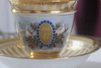 Porcelaine de Paris - Kop en schotel (2) - Grande tasse en