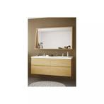 2dekans | Rechthoekige houten badkamerspiegel, Ophalen of Verzenden, Zo goed als nieuw