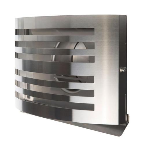 Overdruk Ventilatierooster Alfa 12.5 cm Geborsteld RVS, Doe-het-zelf en Verbouw, Sanitair, Overige typen, Nieuw, Ophalen of Verzenden