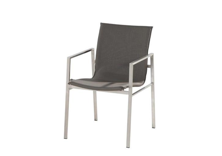4 Seasons Outdoor Resort stapelbare stoel taupe, Tuin en Terras, Tuinsets en Loungesets, Ophalen of Verzenden