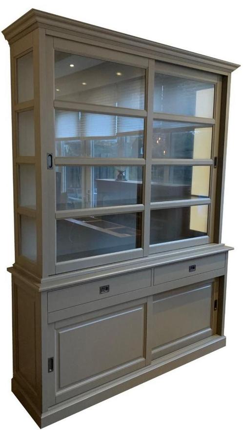Buffetkast taupe Nijkerk 180 x 240cm, Huis en Inrichting, Kasten | Buffetkasten, Ophalen of Verzenden