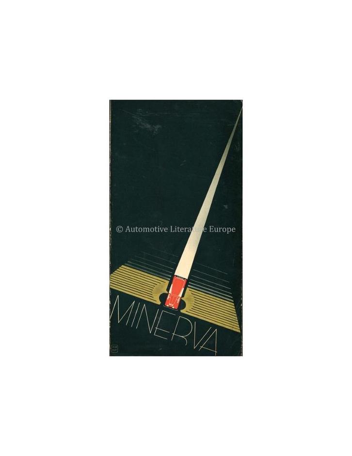 1934 MINERVA M4 12HP BROCHURE NEDERLANDS, Boeken, Auto's | Folders en Tijdschriften