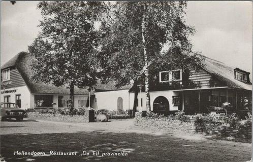 HELLENDOORN - Restaurant De Elf Provinciën, Verzamelen, Ansichtkaarten | Nederland, Verzenden