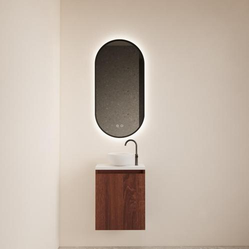 Fonteinmeubel BWS Meadow 40x50 cm Choco Eiken Incl. Topplaat, Doe-het-zelf en Verbouw, Sanitair, Bad, Nieuw, Ophalen of Verzenden