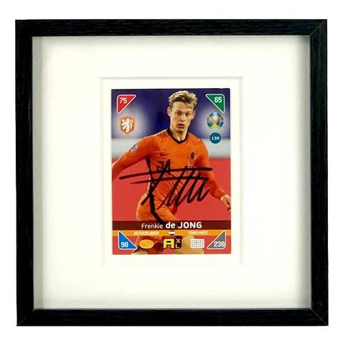 Handtekening Frenkie de Jong - Panini Adrenalyn XL Euro 2020, Verzamelen, Muziek, Artiesten en Beroemdheden, Foto of Kaart, Nieuw