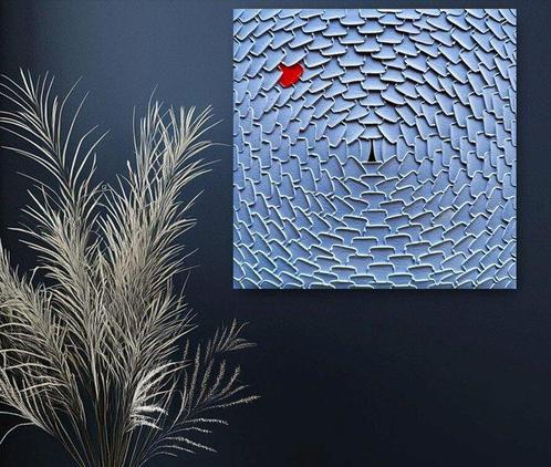 Aykaz Arzumanyan (XXI) - Abstraction géométrique N° 970, Antiek en Kunst, Kunst | Schilderijen | Modern
