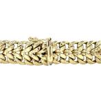 Gouden vintage gourmet armband 14 krt, Sieraden, Tassen en Uiterlijk, Armbanden, Ophalen of Verzenden, Nieuw