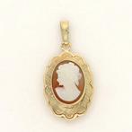 Hanger - 14 karaat Geel goud - Camée, Sieraden, Tassen en Uiterlijk, Antieke sieraden