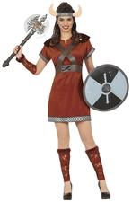 Kostuum Bruin Dames Viking, Verzenden, Nieuw