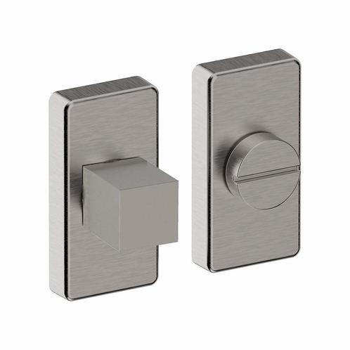 WC-garnituur Shuffle rechthoek - RVS, Doe-het-zelf en Verbouw, Hang- en Sluitwerk, Nieuw, Verzenden