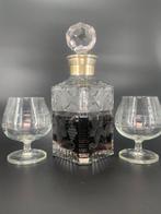 Czech Republic, Bohemia - Cut Crystal Decanter & Brandy