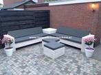 Loungebank hoekbank Tuinbank Steigerhout Tuinset ACTIE, Tuin en Terras, Tuinsets en Loungesets, Stoel, Verzenden, 6 zitplaatsen
