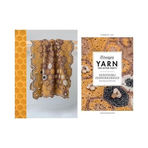 Haakboekje YARN The After Party nr.08 Honey Bee Blanket, Hobby en Vrije tijd, Breien en Haken, Breien of Haken, Nieuw, Wol of Garen