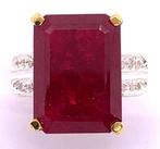 Zonder Minimumprijs - Statement ring - 9 kt. Geel goud,, Sieraden, Tassen en Uiterlijk, Antieke sieraden