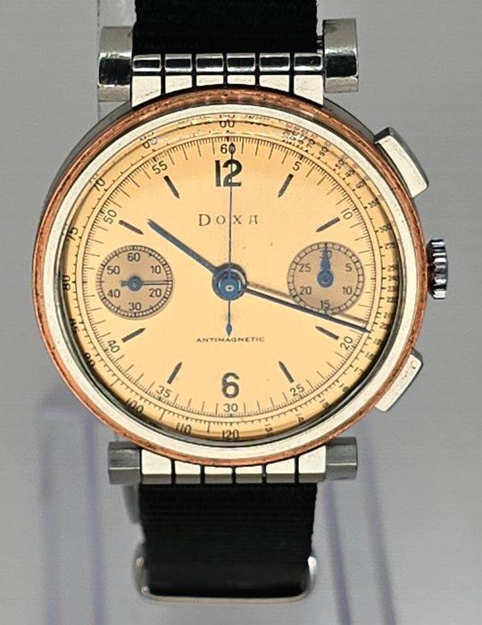 DOXA - Stahl Chronograph - Kaliber Valjoux 22 -, Sieraden, Tassen en Uiterlijk, Horloges | Heren