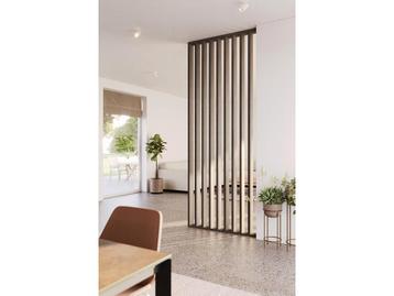 Roomdivider set Opti 260x70 cm grijs eiken beschikbaar voor biedingen