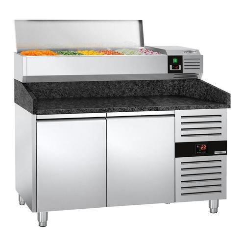 GGM Gastro | Pizza koelwerkbank PREMIUM - 1500x800mm - met 2, Zakelijke goederen, Horeca | Meubilair en Inrichting, Verzenden