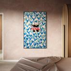 Timo Wedell (1994) - Blue Heart Panda Like Banksy - XXL · No