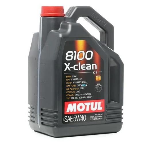 5L Motul 5W40 C3 8100 X-Clean Motorolie 102051 Dexos2 MB2..., Auto-onderdelen, Motor en Toebehoren, Nieuw, Ophalen of Verzenden