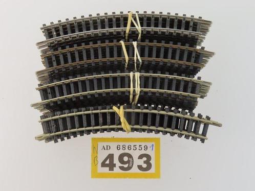 Minitrix N - 4912 - Modeltreinsporen (40) - 40 Gebogen rails, Hobby en Vrije tijd, Modeltreinen | N-Spoor