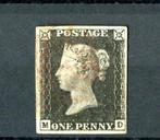 Groot-Brittannië 1840 - Penny Black - Queen Victoria - Four, Postzegels en Munten, Postzegels | Europa | UK, Gestempeld
