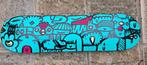 Kev Munday - Turquoise Troopers - Painted skate deck