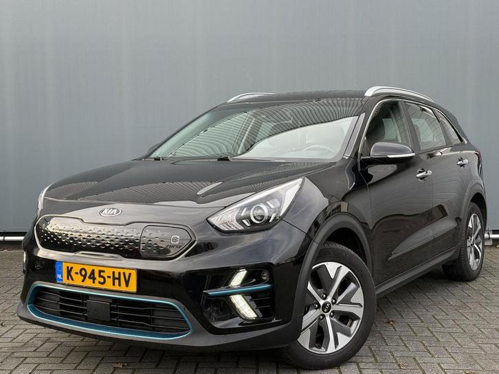 Zakelijke Lease |  Kia Niro EV BJR 2020 e-Niro DynamicLine 6, Auto's, Kia, Dealer onderhouden, Lease, Zwart, Automaat, SUV of Terreinwagen