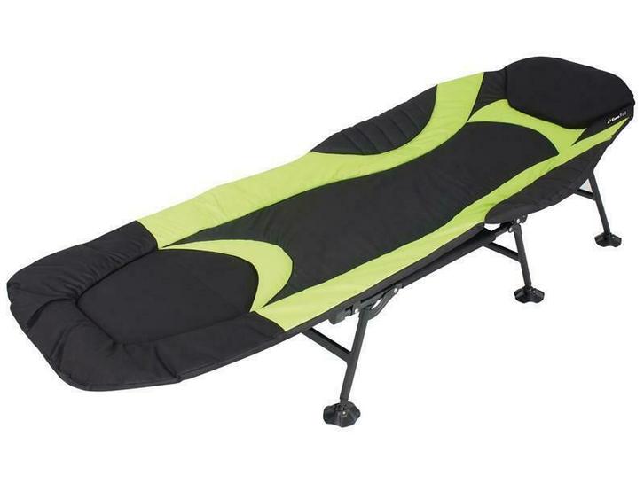 Eurotrail Campingbed Queen Zwart-Lime, Caravans en Kamperen, Kampeeraccessoires, Nieuw