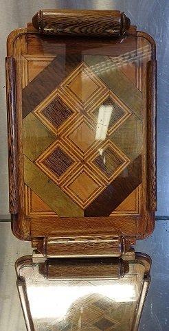 Dienblad - Art Deco - Geometrische inlegwerk, Antiek en Kunst, Curiosa en Brocante