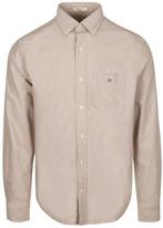 Gant Shirt Oxford Beige maat L Heren, Kleding | Heren, Verzenden, Nieuw, GANT
