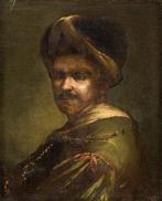 Rembrandt (XVII-XVIII), Kring van - Man with turban