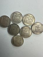 Frankrijk. 20 Francs 1933/1938 Turin (lot of 7 silver coins), Postzegels en Munten