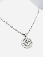 Estrò - Ketting met hanger - 18 karaat Witgoud - 0.50ct. tw.