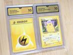 Pokémon - 2 Graded card - GRADED 10 - GG - BASE SET 1999 -, Hobby en Vrije tijd, Verzamelkaartspellen | Pokémon, Nieuw