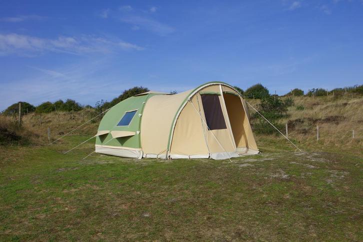 Oppompbare Karsten Tent type 350(2023) Zeegroen, Caravans en Kamperen, Tenten, Gebruikt, tot en met 4, Ophalen of Verzenden