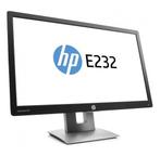 HP E232 23 INCH FHD IPS MONITOR, Computers en Software, Monitoren, Ophalen of Verzenden, Zo goed als nieuw, HP