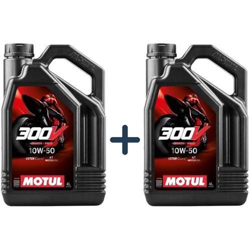 Motul 2 X 300V Factory Line Road Racing 4T 10W50 4L, Auto diversen, Onderhoudsmiddelen, Verzenden