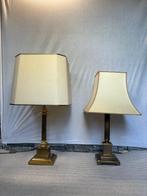 Tafellamp - Rondgevormde Twist messing lamp met verfijnde