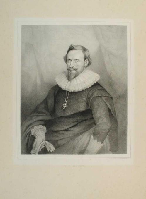 Portrait of Pieter Corneliszoon Hooft, Antiek en Kunst, Kunst | Etsen en Gravures